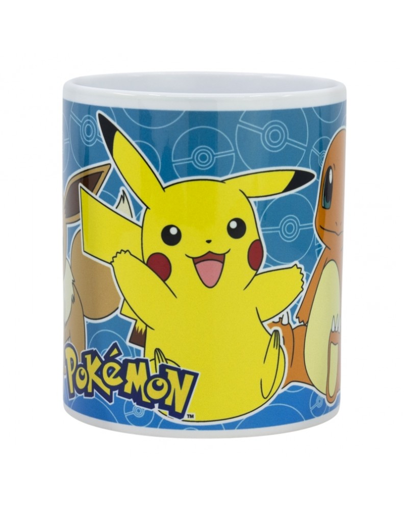 TAZA CERAMICA SUBLIM (11 OZ / 325 ML) POKEMON VARIOS PERSONAJES DESIGN 3
