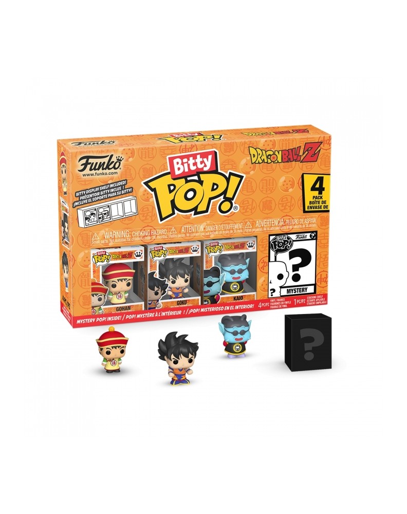 BLISTER 4 FIGURAS BITTY POP DRAGON BALL Z CELL