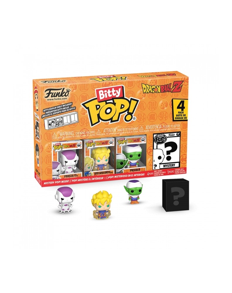BLISTER 4 FIGURAS BITTY POP DRAGON BALL Z KID BUU