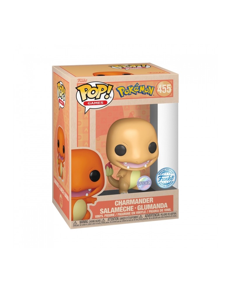 FUNKO POP CHARMANDER SOFT EXCLUSIVE COLOR
