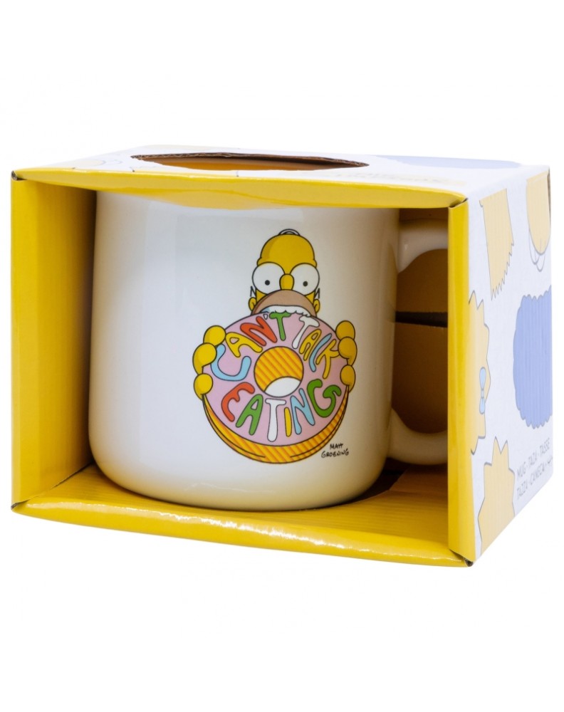 CERAMIC BREAKFAST MUG 400 ML IN SIMPSONS HOMER FACE GIFT BOX
