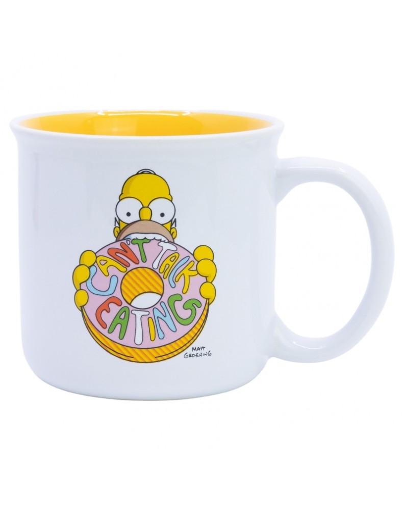 TAZA CERAMICA DESAYUNO 400 ML EN CAJA REGALO SIMPSONS HOMER FACE