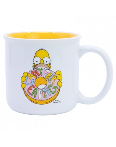 TAZA CERAMICA DESAYUNO 400 ML EN CAJA REGALO SIMPSONS HOMER FACE
