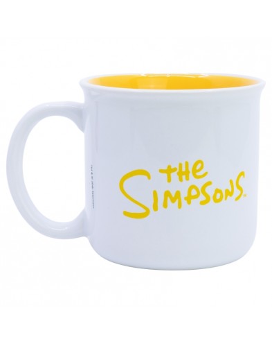 CERAMIC BREAKFAST MUG 400 ML IN SIMPSONS HOMER FACE GIFT BOX