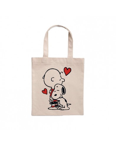 TOTE BAG SHOPPING SNOOPY PEANUTS