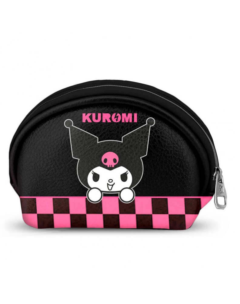 KUROMI MULTICOLOR OVAL CASUAL PURSE KUROMI CHESS