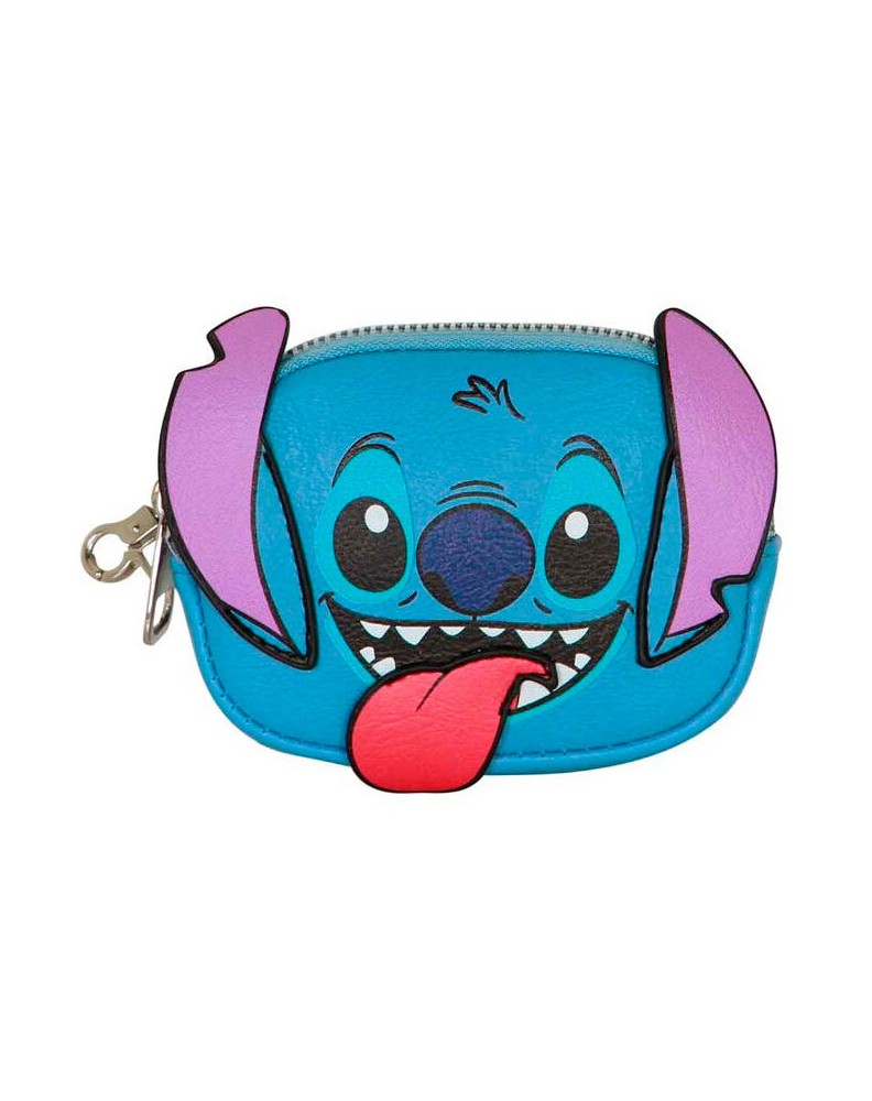 LILO Y STITCH AZUL MONEDERO PILL LILO Y STITCH TONGUE