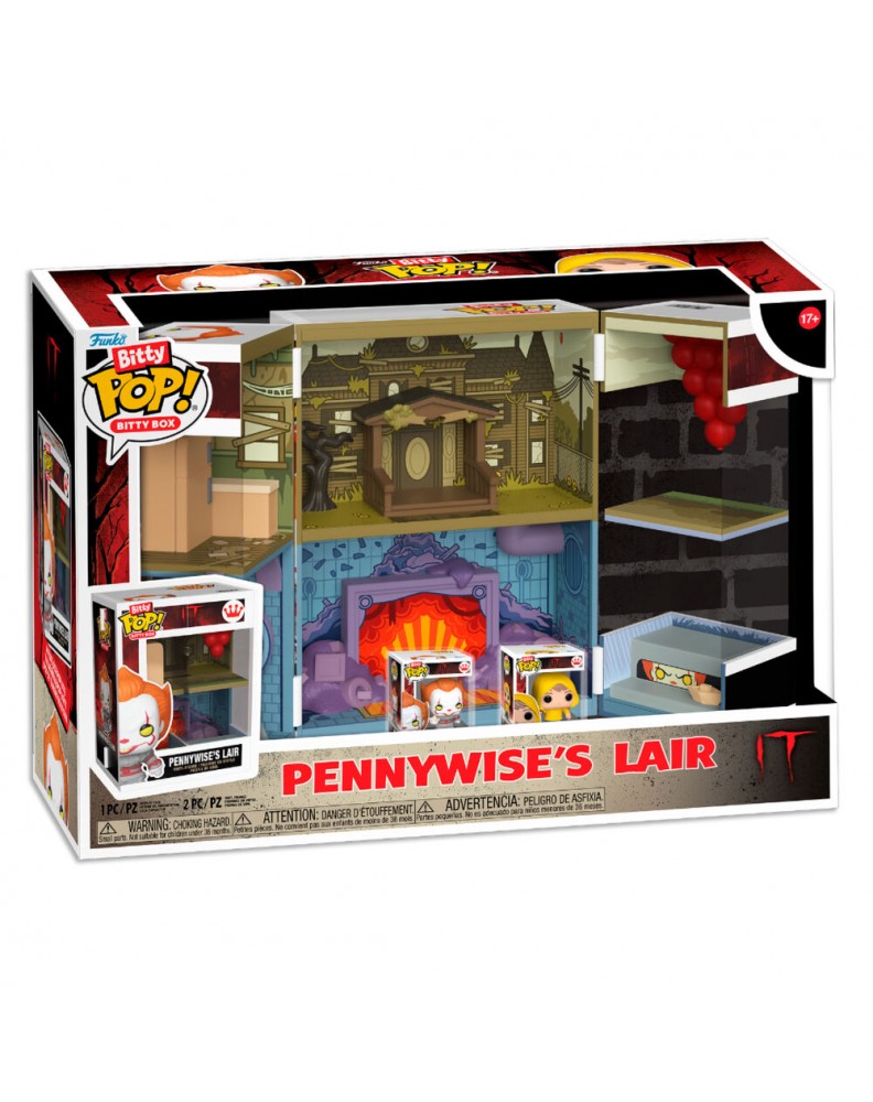 BITTY POP FIGURE BOXES IT PENNYWISE''S LAIR