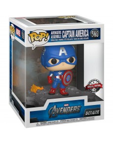 FUNKO POP DELUXE MARVEL THE AVENGERS AVENGERS CAPTAIN AMERICA ASSEMBLE 45076