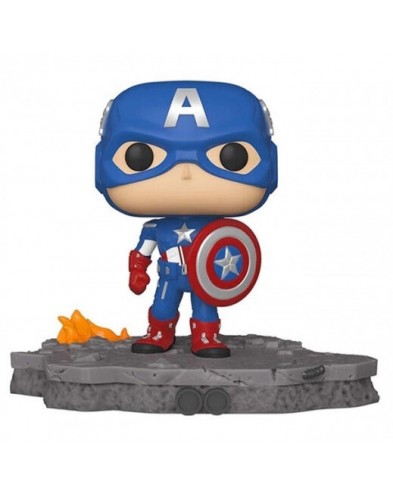 FUNKO POP DELUXE MARVEL THE AVENGERS AVENGERS CAPTAIN AMERICA ASSEMBLE 45076