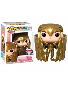 FUNKO POP DC WONDER WOMAN 1984 WONDER WOMAN GOLD METALLIC EFFECT SUIT EXCLUSI