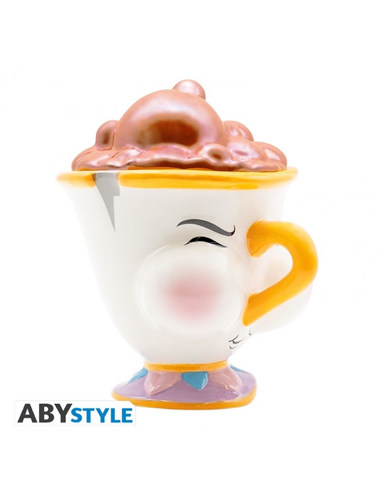 DISNEY - Mug 3D - The Beauty & the Beast Chip with Bubbles 