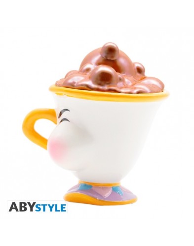 DISNEY - TAZA 3D DISNEY LA BELLA Y LA BESTIA CHIP CON BURBUJAS