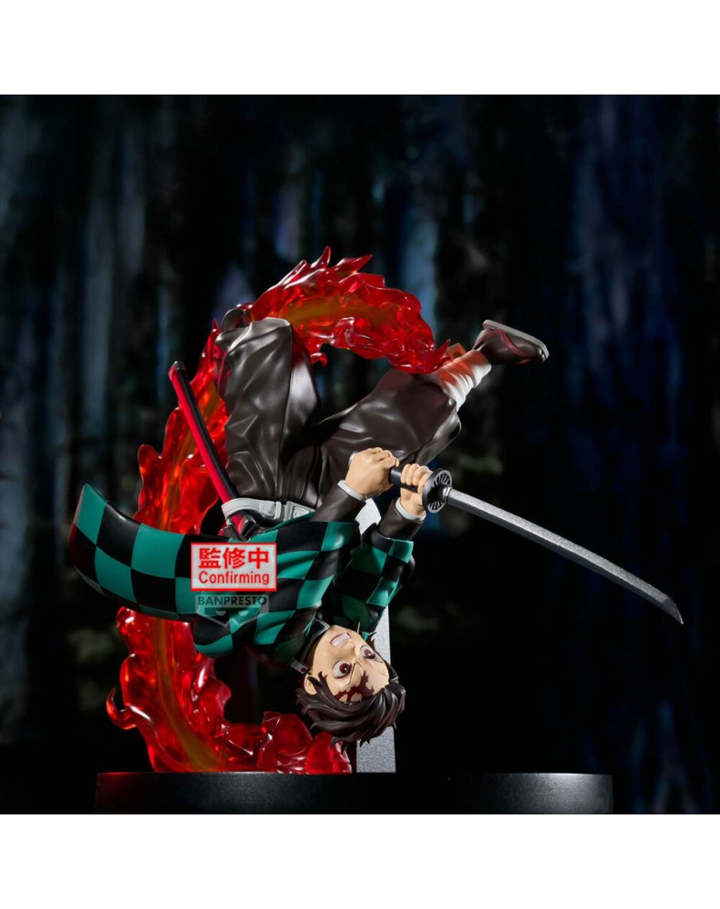 FIGURA TANJIRO KAMADO VIBRATION STARS DEMON SLAYER KIMETSU NO YAIBA 15CM