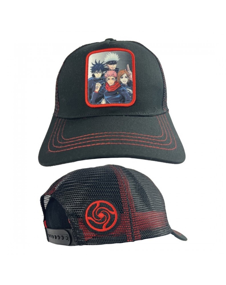 JUJUTSU KAISEN-TRUCKER CAP -BLACK GREEN