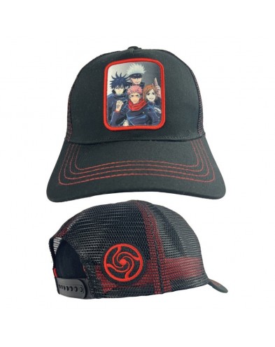 JUJUTSU KAISEN-TRUCKER CAP -BLACK GREEN