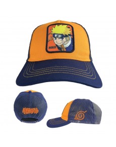 NARUTO TRUCKER CAP ORANGE/BLUE