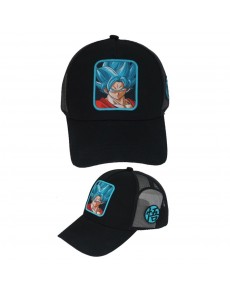 DBS TRUCKER GOKU SS CAP. BLACK GOD