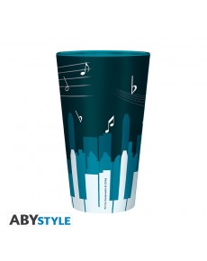 Vaso de cristal Hatsune Miku - Musical City - 400ml