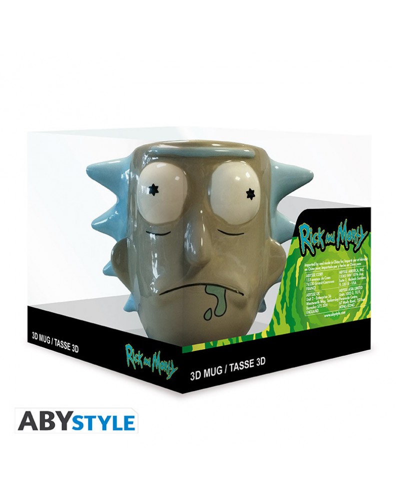 TAZA 3D RICK Y MORTY RICK SANCHEZ