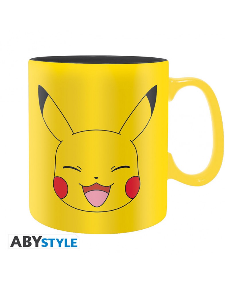 TAZA POKEMON PIKACHU FACE - 460 ML