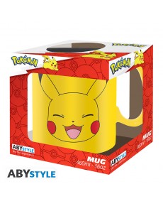 TAZA POKEMON PIKACHU FACE - 460 ML