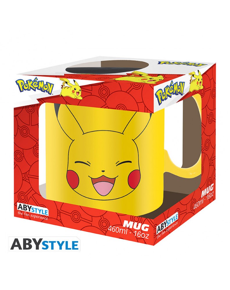 TAZA POKEMON PIKACHU FACE - 460 ML