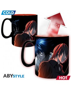 TAZA TÉRMICA GRANDE KIRA Y RYUK DEATH NOTE - 460ML