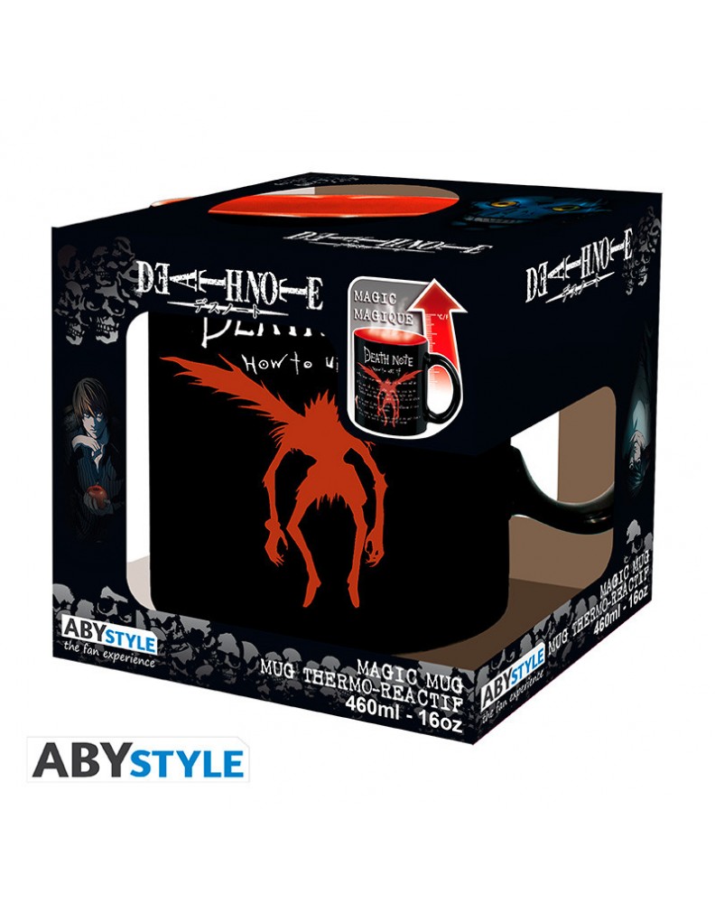 TAZA TÉRMICA GRANDE KIRA Y RYUK DEATH NOTE - 460ML