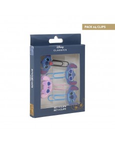 CLIPS STITCH 4 UNIDADES GOMA PLÁSTICO