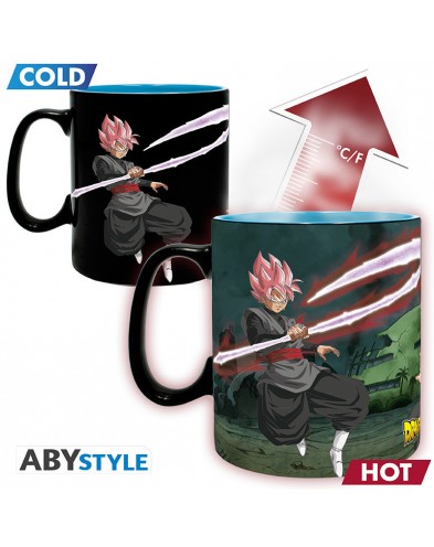 DRAGON BALL SUPER - MUG HEAT CHANGE 460ML-SAIYANSVSBLACK