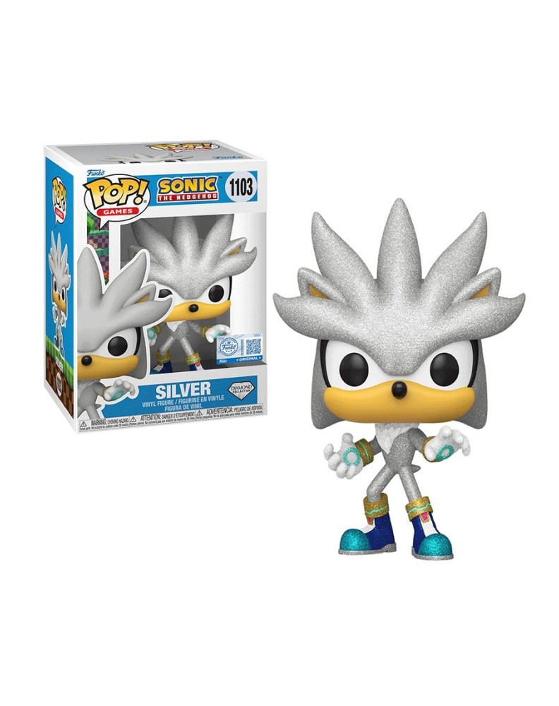 FUNKO POP SILVER 1103 SONIC EL ERIZO DIAMOND