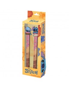 PACK OF 2 ERASABLE GEL PENS - LILO & STITCH BLUE INK