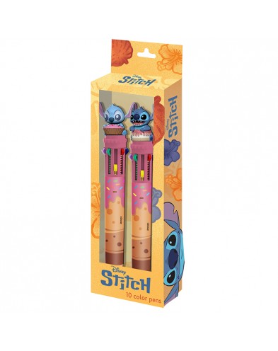 PACK OF 2 LILO & STITCH PENS - 10 COLORS