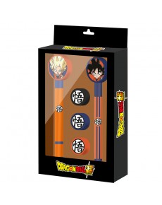 PACK LAPIZ ETERNAL+ BOLIGRAFO GEL BORRABLE+3 GOMAS DRAGON BALL ULTRA INSTINCT
