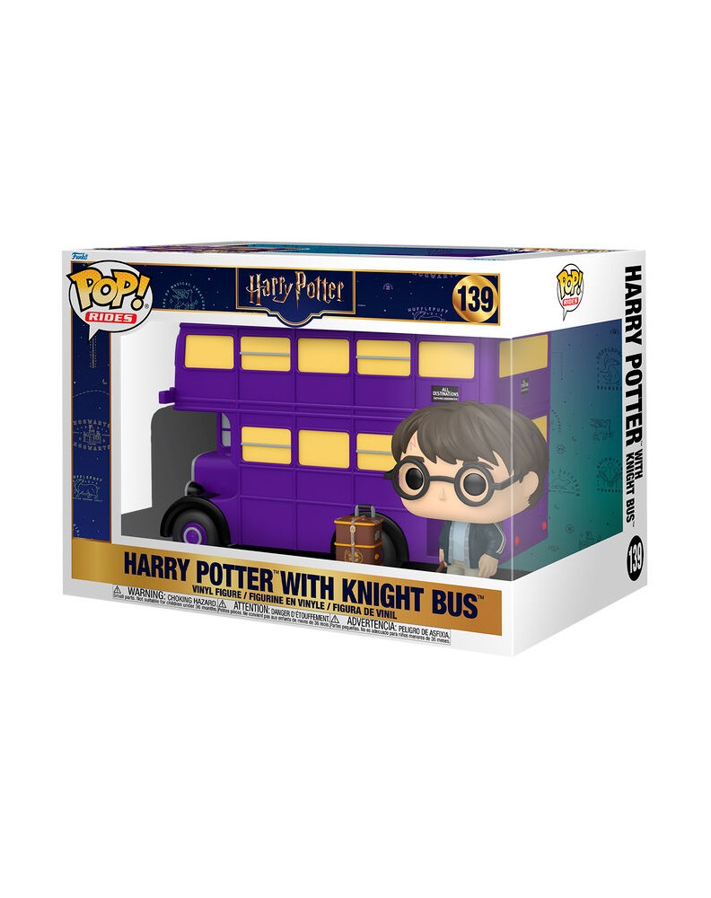 FUNKO POP RIDES SUPER DELUXE-HARY POTTER WITH KNIGHT BUS