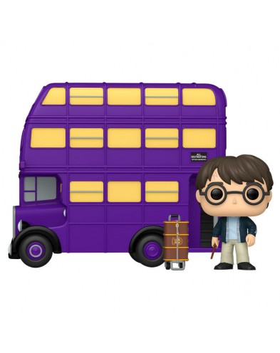 FUNKO POP RIDES SUPER DELUXE-HARY POTTER WITH KNIGHT BUS