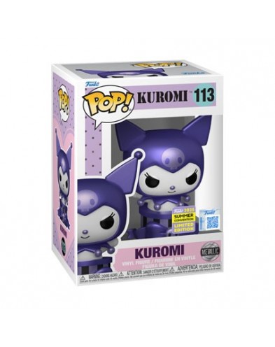 FUNKO POP! SANRIO KUROMI 113 METALLIC SDCC2025