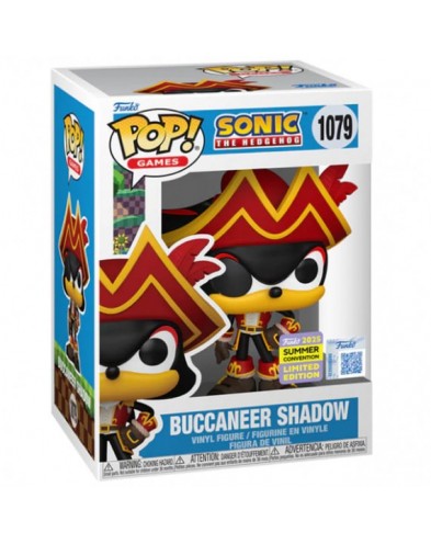 FUNKO POP! SONIC THE HEDGEHOG BUCCANEER SHADOW 1079 SDCC2025