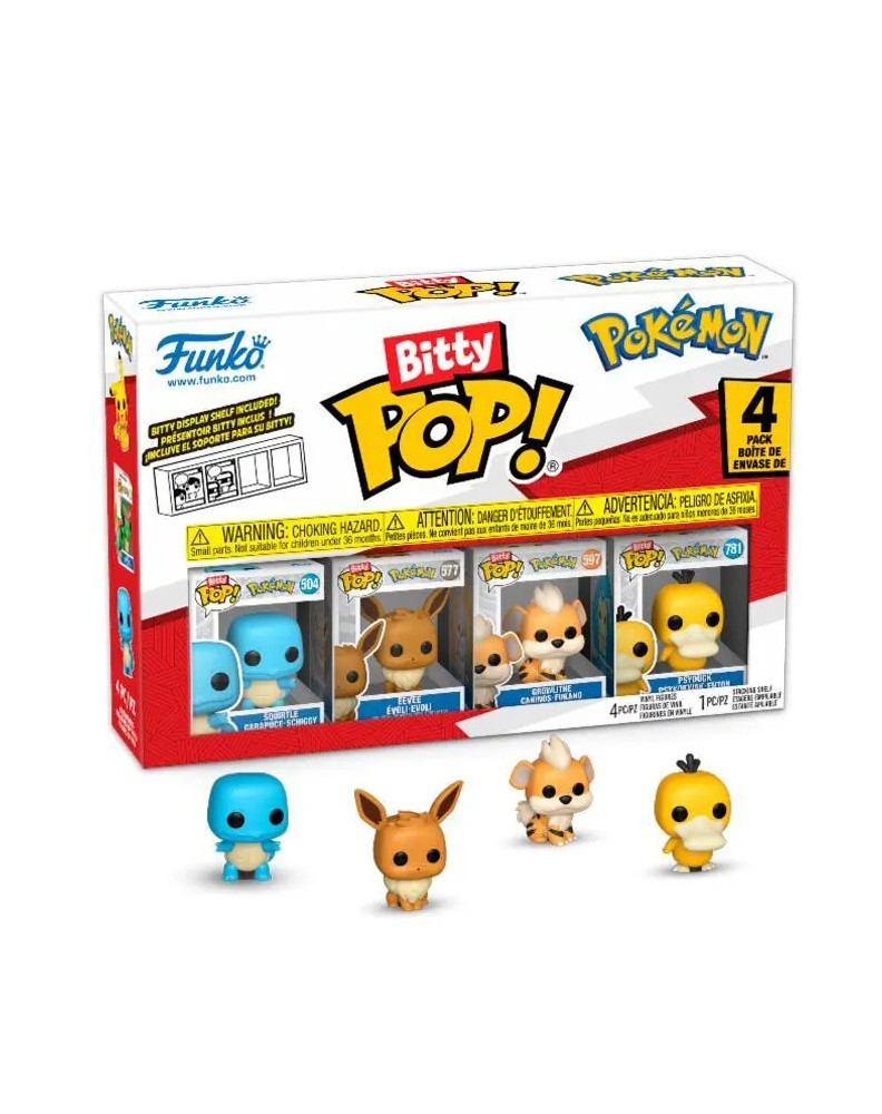 BITTY POP! 4-PACK -POKEMON - SQUIRTLE