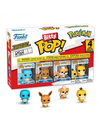 BITTY POP! 4-PACK -POKEMON - SQUIRTLE