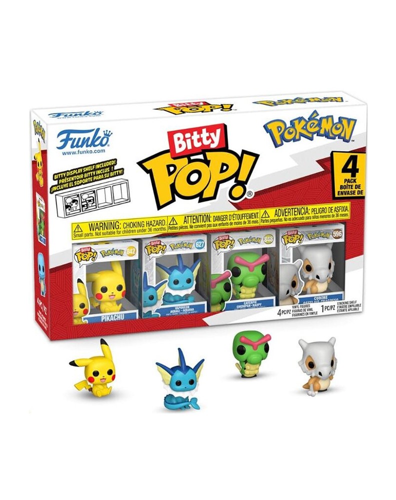 BITTY POP! 4-PACK -POKEMON - PIKACHU