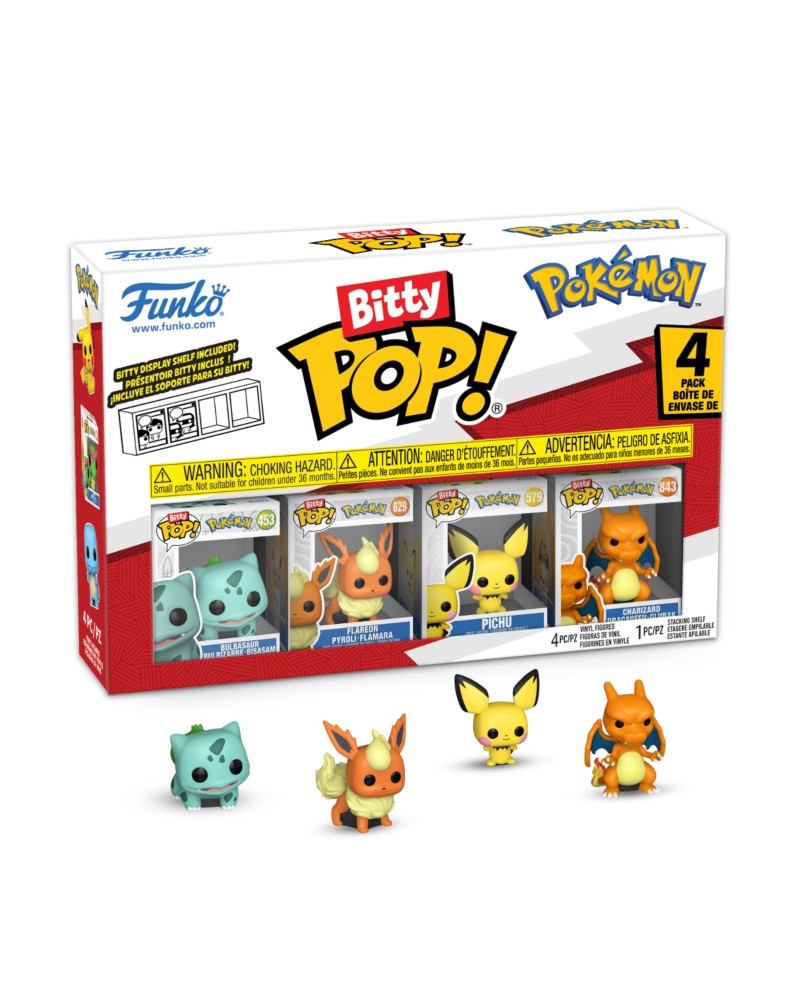 BITTY POP! 4-PACK -POKEMON - BULBASAUR