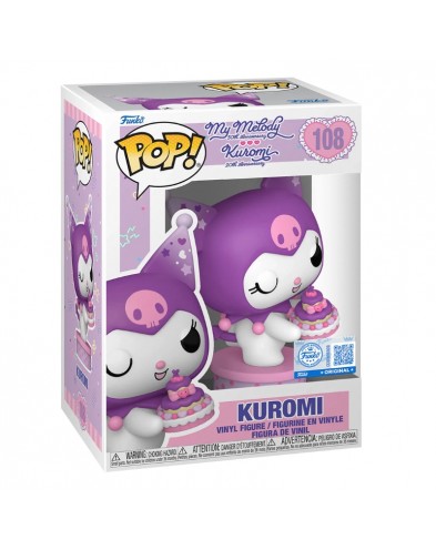 FUNKO POP! KUROMI WITH CAKE - 20TH ANNIVERSARY - SANRIO