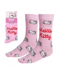 CALCETINES HELLO KITTY ROSA TALLA ÚNICA 36/43