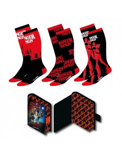 PACK CALCETINES 3 PIEZAS STRANGER THINGS TALLA 38/45