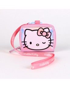 MONEDERO IRIDISCENTE HELLO KITTY KUROMI