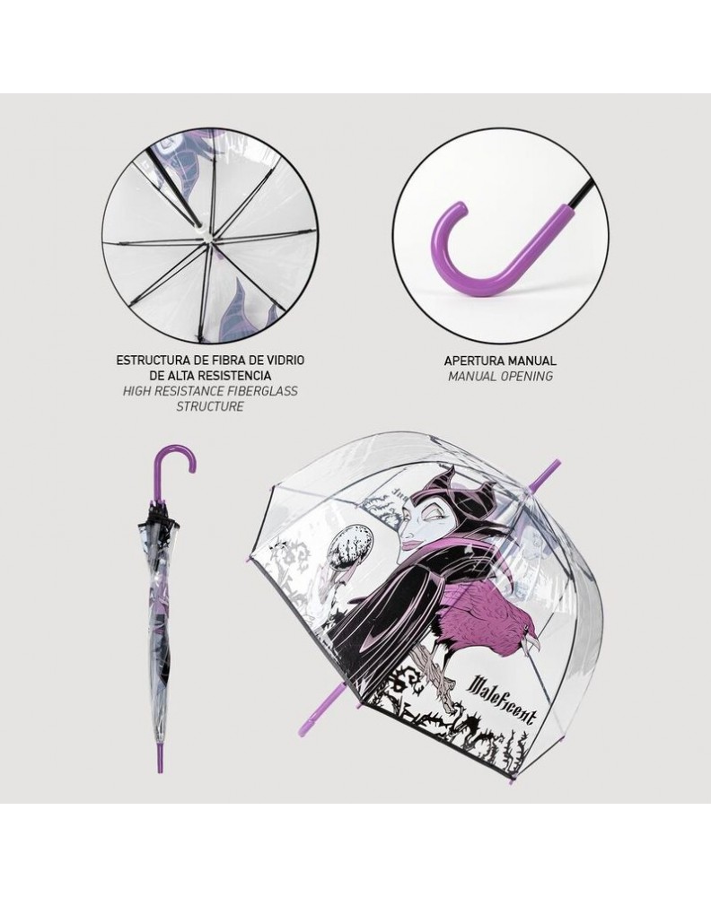 DISNEY VILLAINS POE ADULT MANUAL UMBRELLA