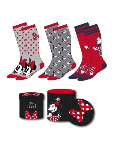 PACK CALCETINES 3 PIEZAS MINNIE MOUSE TALLA 36-43