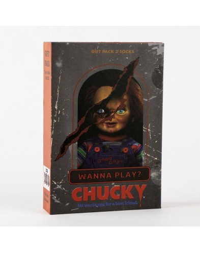 PACK OF 3 PAIRS OF CHUCKY SOCKS SIZE 38-45